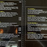 Menu main dishes (2/2).  at Ben‘s Cuisine in Berlin