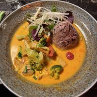 Coconut curry with tofu   at Ben‘s Cuisine in Berlin