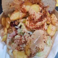 Veganer Kartoffeldöner  at Food Time in Saarbrucken