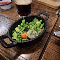 Garden side salad (with vegan dressing) at The Jack horner in London