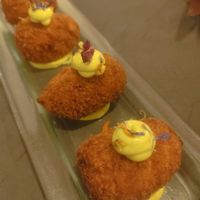 Croquetas no pollo at El Temple in Benidoleig