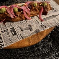 Farton with jackfruit ‘pulled pork’  at El Temple in Benidoleig