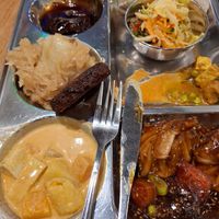 Different dishes at Dhaba Beas - OC Novy Smichov in Prague