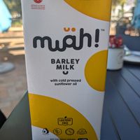 Barley milk (it's also sold at Checkers though) at Terbodore Café in Franschhoek