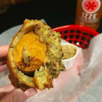 vegan waffle dog at Waffle Frolic in Ithaca