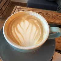 Excelled soy milk latte  at Coffee + Matcha Bar in Basel