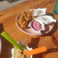 Das war unglaublich lecker! Habe leider den Namen der Vorspeise vergessen... at Alubia plant power in Mallorca