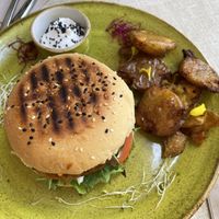 Burger  at Alubia plant power in Mallorca