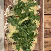 Pinsas vegetables   at Alubia plant power in Mallorca