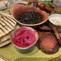 Quesadillas  at Alubia plant power in Mallorca