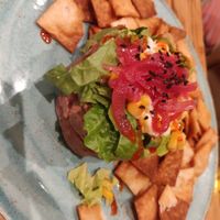 Mexican dip at Alubia plant power in Mallorca