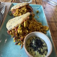 Arepas!!   at Alubia plant power in Mallorca