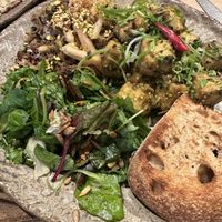 Tofu and coconut wild rice   at Honest Greens - Fuencarral in Madrid