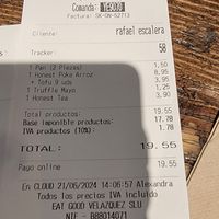 Well priced at Honest Greens - Fuencarral in Madrid