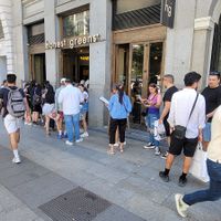 Busy at Honest Greens - Fuencarral in Madrid