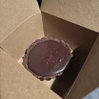 Raspberry and chocolate tart (gf)  at North Star Lounge in Ann Arbor