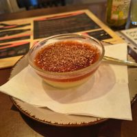 Rice pudding with mango and red current. at ŠMAK in Bratislava