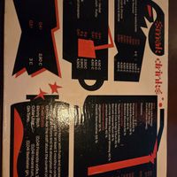 Menu at ŠMAK in Bratislava