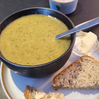 Brocolli soup hot and delicious at The Green Company - Græna Kompaníið in Grundarfjordur