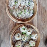 Vegan dumplings at Dim Sum Spot - Anděl in Prague