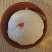 Sweet red bean bao at Dum Dum - Dumpling Shop in Quito