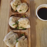 Vegan dumplings at Dum Dum - Dumpling Shop in Quito
