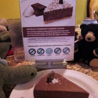 Rawesome Choco-Coco Pie, vegan and gluten-free, at Omnivore. at Omnivore Comptoir-Grill in Montreal