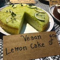 Lemon cake at Vegan Cake in Pai