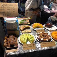 The stall at Vegan Cake in Pai