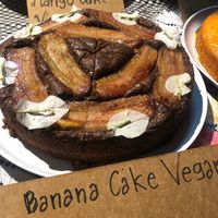 Banana cake at Vegan Cake in Pai