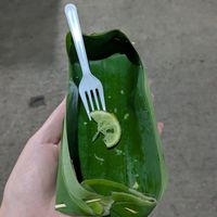 Yeah sorry, was just having a one-on-one moment with this lime cake, so I didn't think about taking a picture. But here's the evidence it was really good ;-) at Vegan Cake in Pai