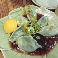 spinach dumplings at Thaiger in Auckland