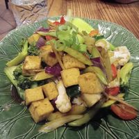 ginger tofu at Thaiger in Auckland