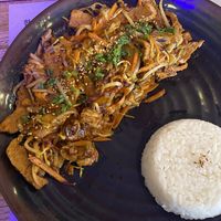 Spicy tofu stir fry  at Mr Ho in Buenos Aires