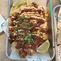 Pulled pork fries  at Earth Aloha Eats in Kihei