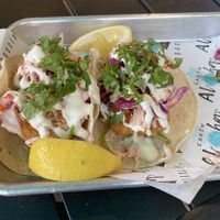 Comes with 3 tacos but I had to eat one right away!  at Earth Aloha Eats in Kihei