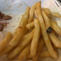 Crispy fries. Ok we’ve all had fries but these actually taste really good   at Earth Aloha Eats in Kihei
