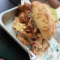 Pork sandwich   at Earth Aloha Eats in Kihei