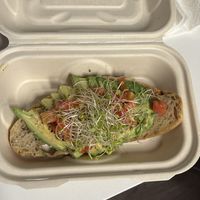Avo toastie  at Earth Aloha Eats in Kihei