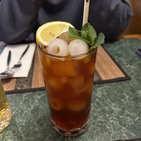 Thai iced tea - good but very sweet  at SomTum Thai in Wellington