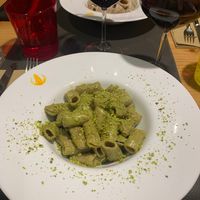 Pistachio pesto pasta ! INCREDIBLE at Fabbrica del Grano - Grani Antichi in Milan