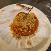 Vegan scallop at Fabbrica del Grano - Grani Antichi in Milan