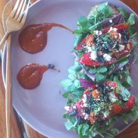 baba ganoush toast (small) at Feed your Soul in Phan Thiet