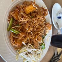 Pad Thai with tofu (& hold the egg)  at Thai Mint in New Orleans