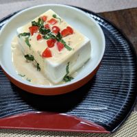 Sesame tofu at ARITO - Japanese Vegetarian Fusion in Bangkok