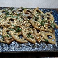 Lotus root salad at ARITO - Japanese Vegetarian Fusion in Bangkok