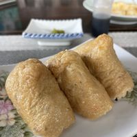 Three Inari pieces (also 5 available ) #Veganuary at ARITO - Japanese Vegetarian Fusion in Bangkok