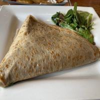 The Vegan. Very nice pesto and the flavors all worked well together    at The Skinny Pancake in Albany