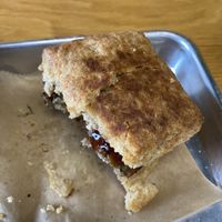 Awesome “sausage” biscuit   at LuLu's in Memphis