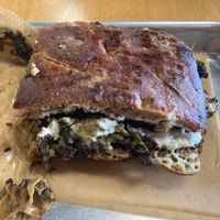 Mushroom melt (cut in half and the other half given to my husband) at LuLu's in Memphis